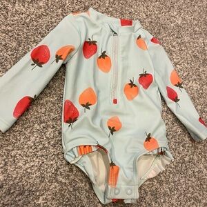 3-6 Months Long sleeve swim rash guard